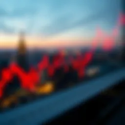 Graphical representation of Bollinger Bands indicating market volatility