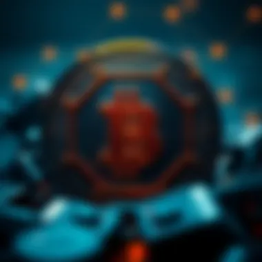 Challenges in the Chainlink Ecosystem Conceptual image depicting challenges faced by Chainlink in the blockchain ecosystem