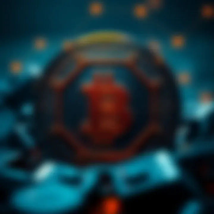 Challenges in the Chainlink Ecosystem Conceptual image depicting challenges faced by Chainlink in the blockchain ecosystem