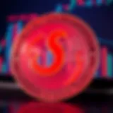 Chiliz cryptocurrency logo against a digital backdrop