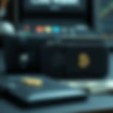 Different types of cold wallets displayed together