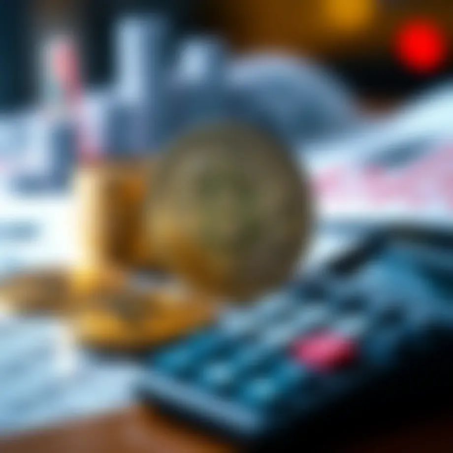 Visual representation of cryptocurrency taxation