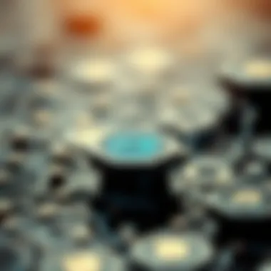 Conceptual illustration of blockchain technology