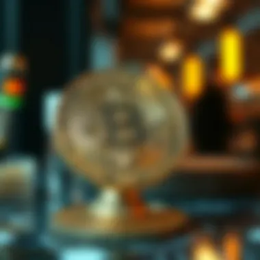 Infographic on cryptocurrency applications in daily life