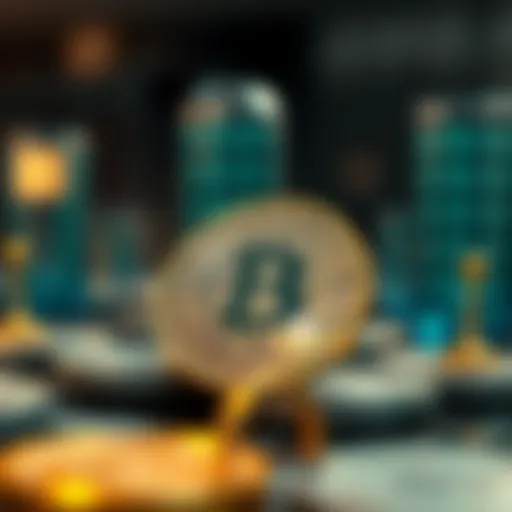 Conceptual illustration of stablecoins