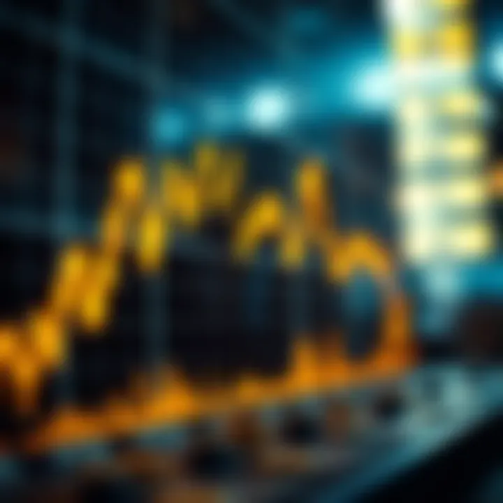Market Volatility in Cryptocurrency Graph illustrating market volatility
