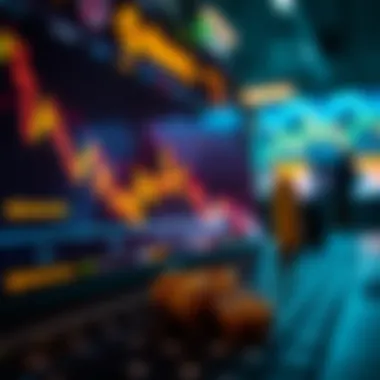 Visual representation of cryptocurrency trading on Binance