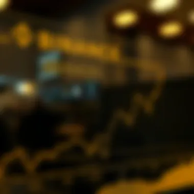 Graph showcasing a variety of services provided by Binance