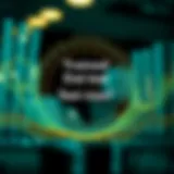 Conceptual diagram illustrating the difference between trained data and test data in machine learning