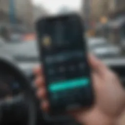 Voyager app interface showcasing cryptocurrency options