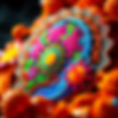 Intricate Digital Art NFT A vibrant digital artwork representing an NFT, showcasing intricate designs and bold colors.