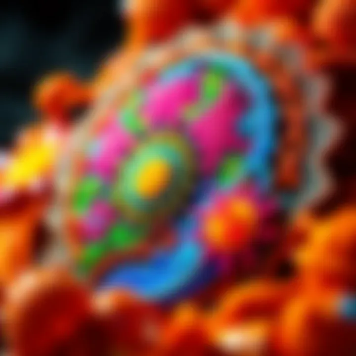 Intricate Digital Art NFT A vibrant digital artwork representing an NFT, showcasing intricate designs and bold colors.