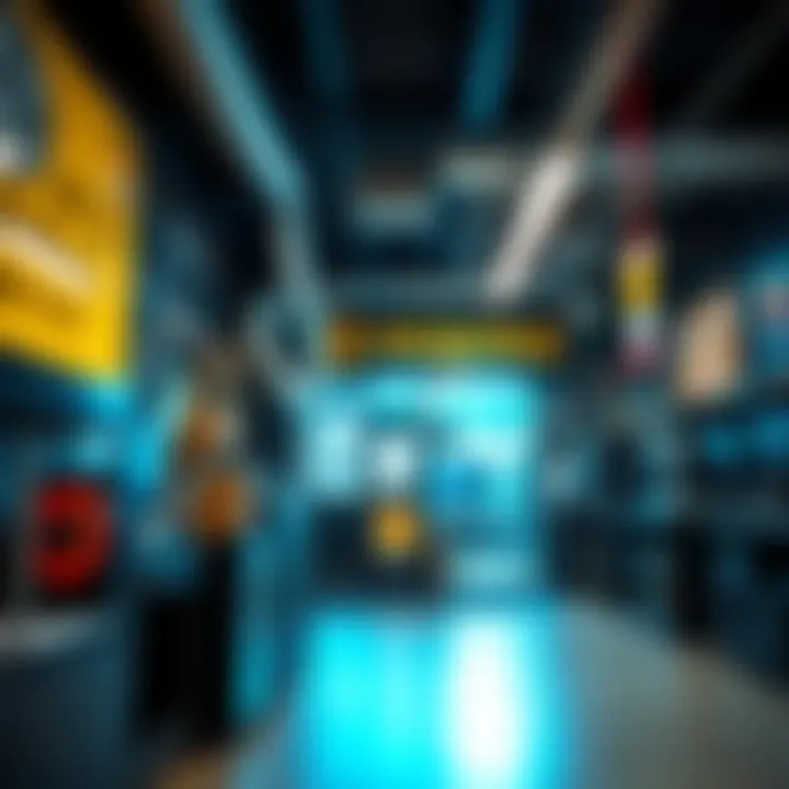 An offline retail store specializing in mining equipment