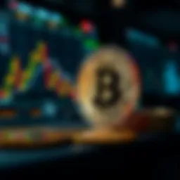 Visual representation of cryptocurrency trading